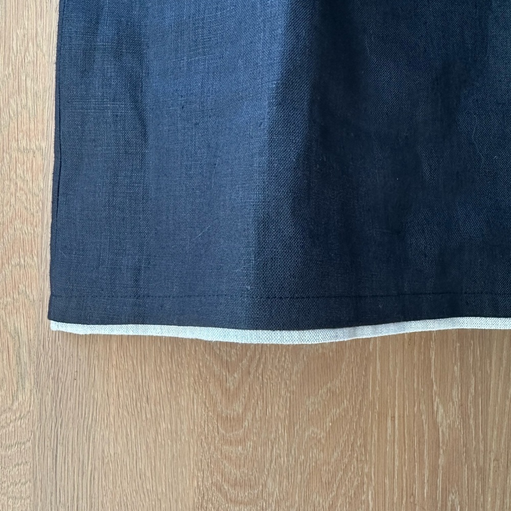 NWT Lovers and Friends Miles Black Linen Mini Dress Size Small - Picture 9 of 14